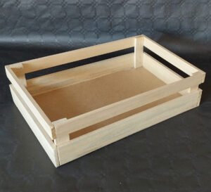 CAJA DE MADERA MEDIANA 2 ALTURAS